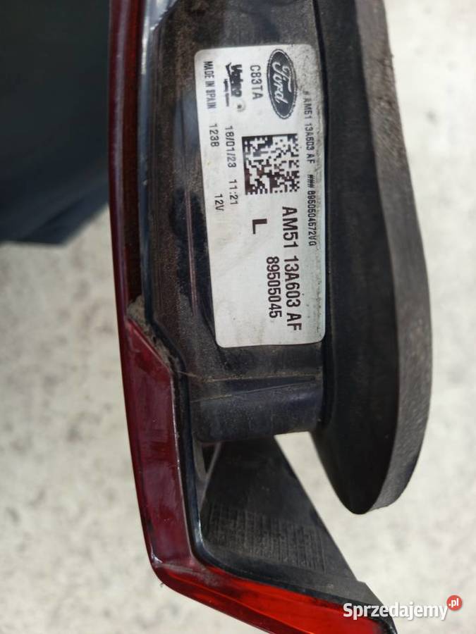 Lampa tylna lewa w klapę C 2 orginalna osobowe podkarpackie Rzeszów