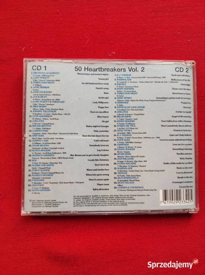 Various 50 Heartbreakers Vol2 1997 płyta 2 płyty Kielce