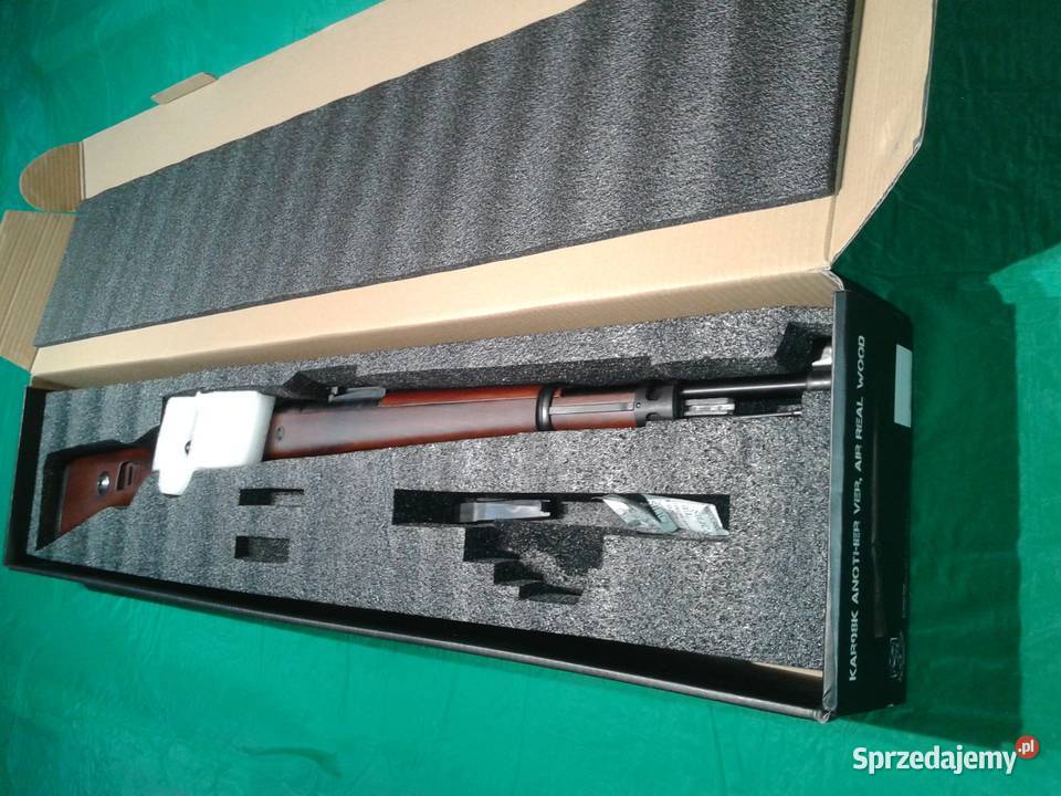 Replika Mauser Kar98k drewno metal sprężynowy Gniezno