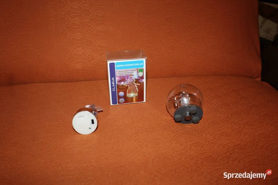 Bombka LED szklana kula anioł bałwan LED Chorzów