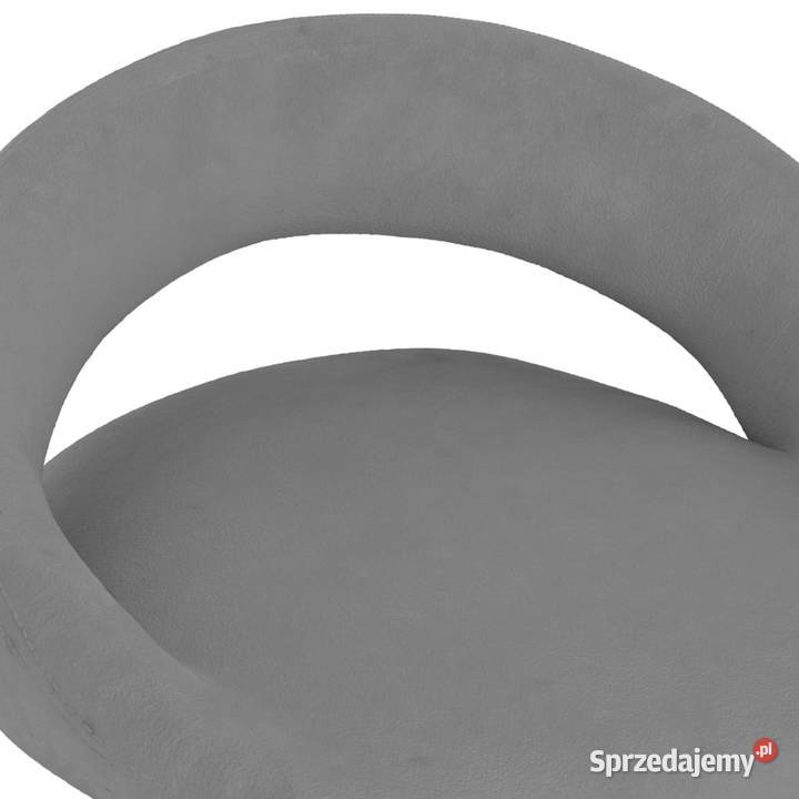 Stołki barowe 2 jasnoszare obite aksamitem Warszawa