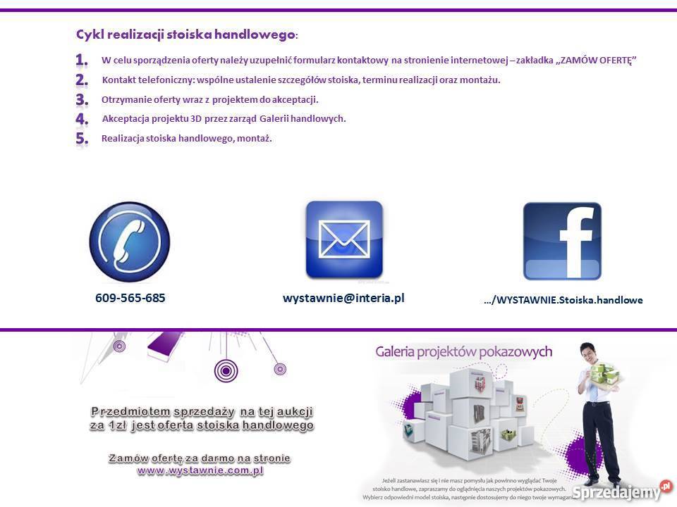 Wyspa handlowa wycena transport montaż Lublin