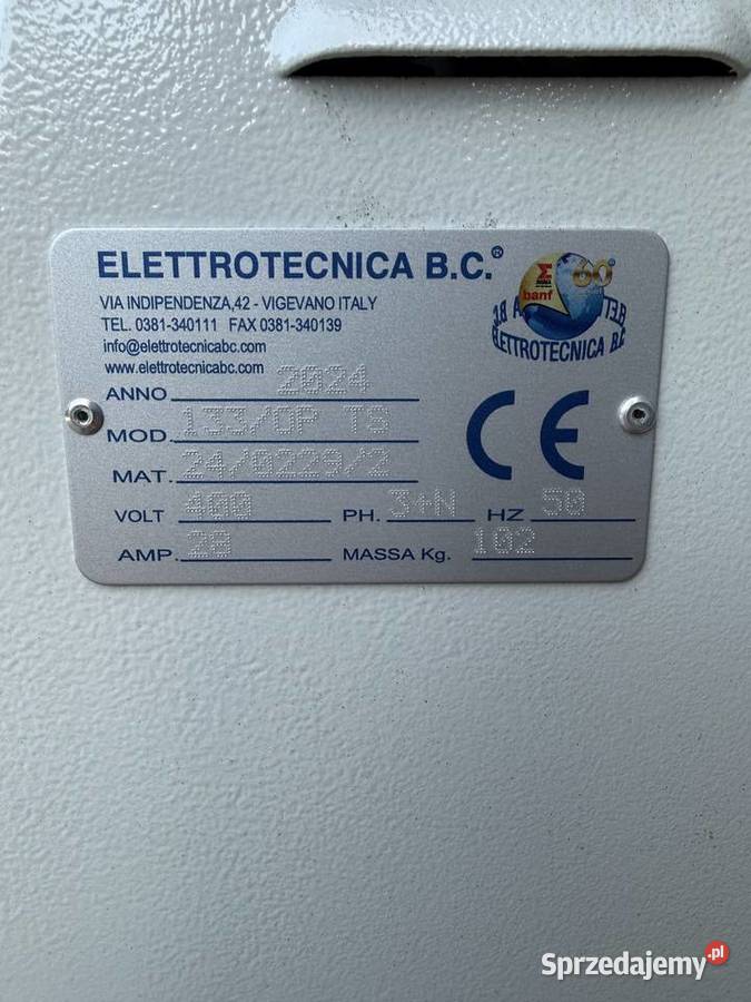 Elettrotecnica 133OP CE Aktywizator aktywator Łaskarzew