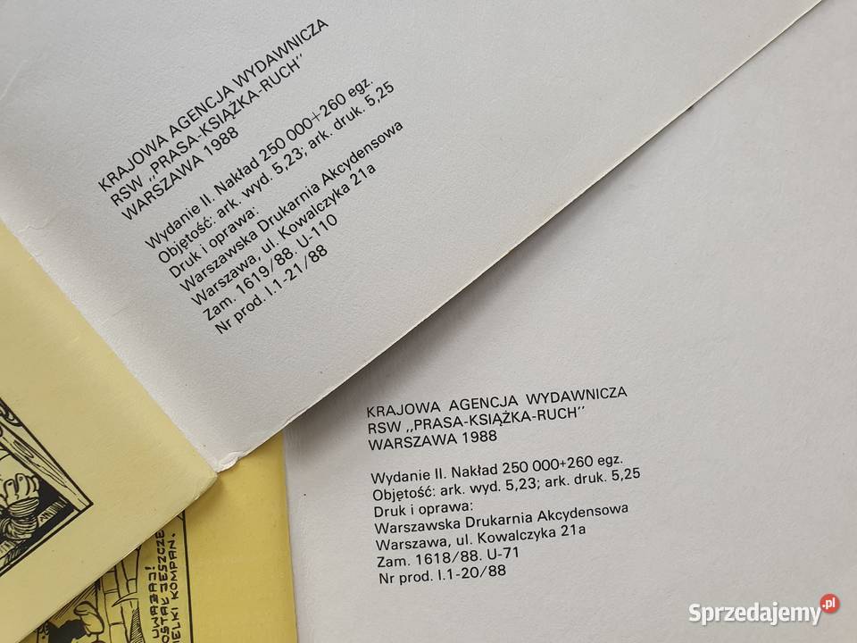 Kajko i Kokosz Złoty Puchar wydanie 2 1988 Polskie Gdynia