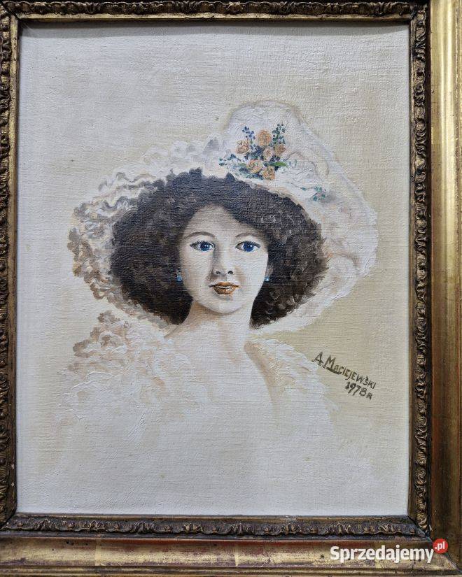 Portret Kobiety Olej na Płótnie Arkadiusz