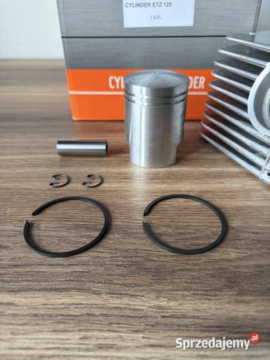 NOWY POLSKI CYLINDER MZ ETZ 125 Cylindry, głowice, pierścienie śląskie Bielsko-Biała sprzedam