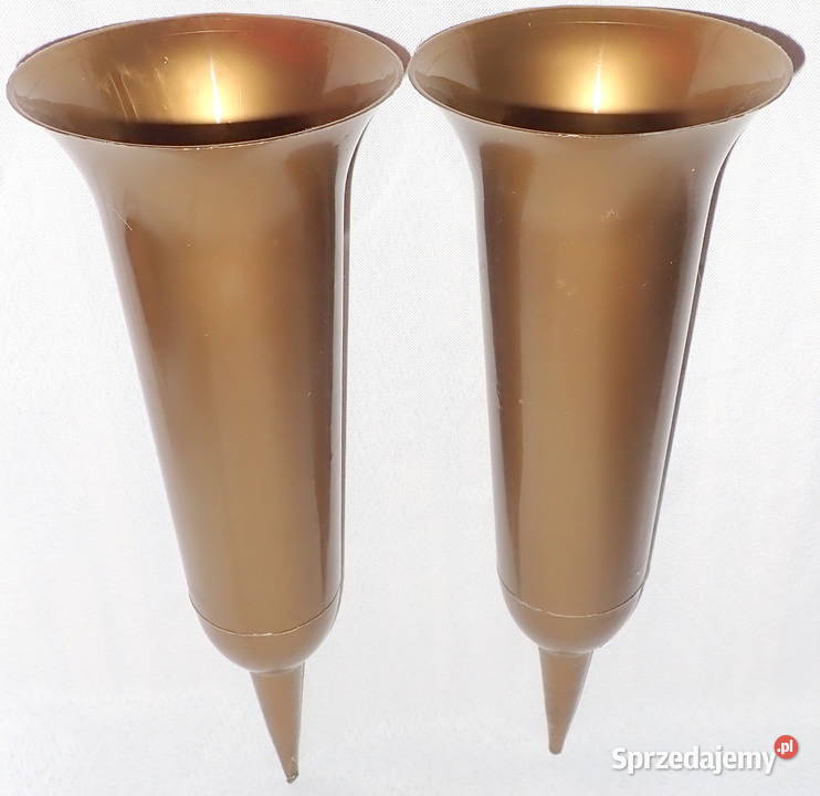 Flakony złoty czarny wbijany na cmentarz 13 śląskie Siewierz sprzedam