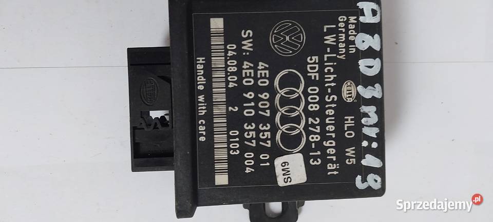 Sterownik moduł świateł AUDI A8 D3 5DF00827813 Szczecin