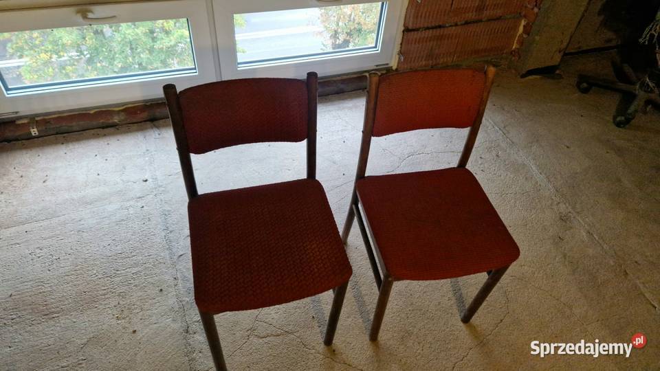Krzesłokrzesła PRL VINTAGE styl MidCentury łódzkie Złoczew