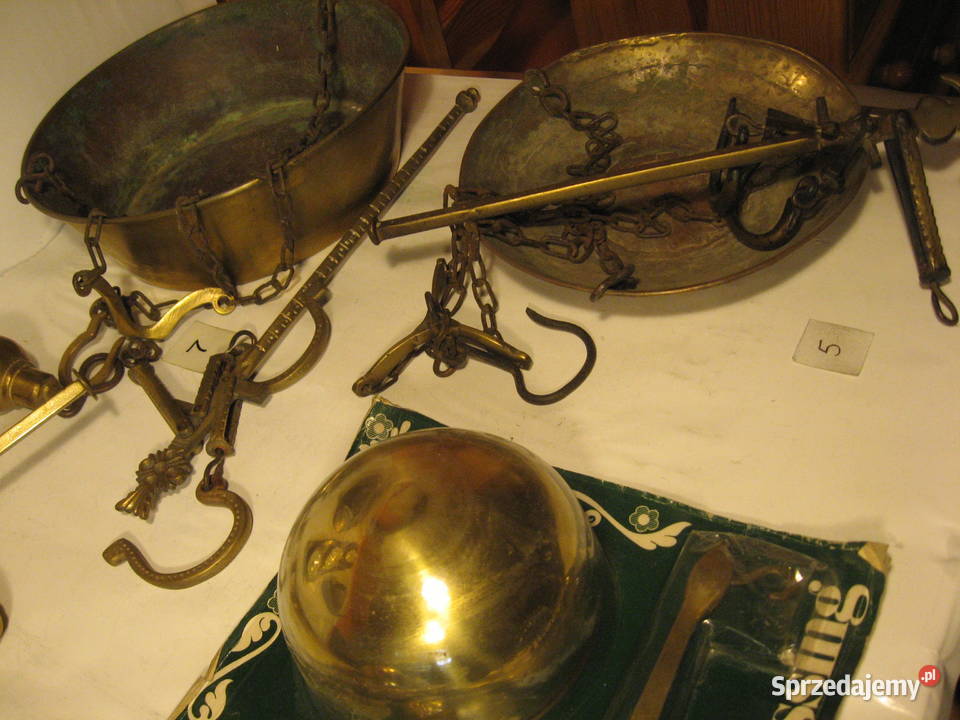 Waga waga kwietnik Mosiądz Kolekcja Poznań