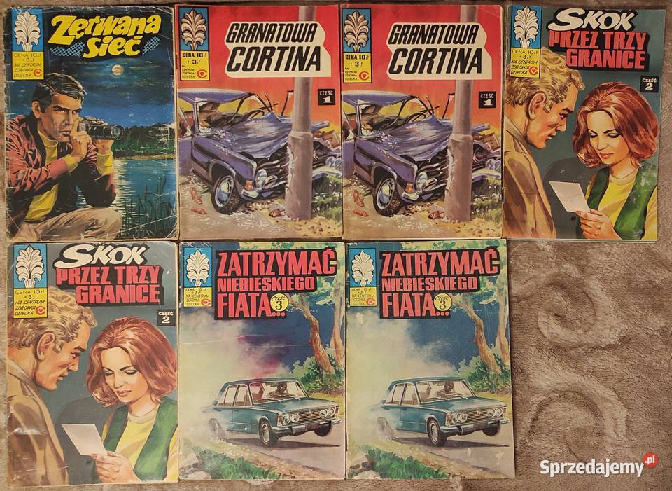 Komiksy Kapitan Żbik 66 zeszytów głównie wydania Warszawa