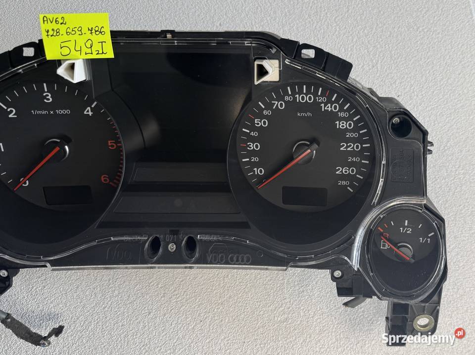 LICZNIK ZEGARY PRĘDKOŚCIOMIERZ AUDI A8 D3 30 TDI Warszawa