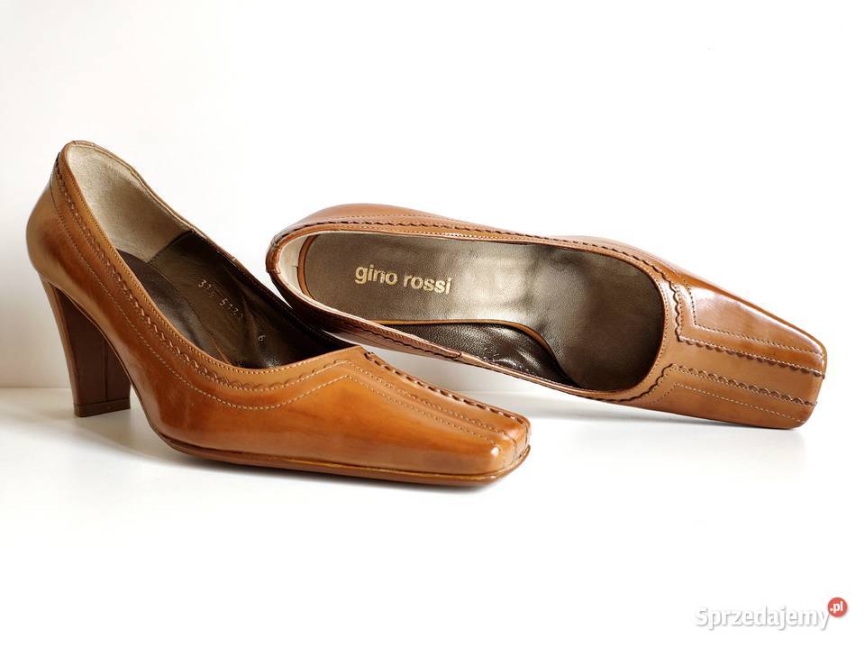 7303 GINO ROSSI eleganckie toffi skóra 375 Kędzierzyn-Koźle sprzedam