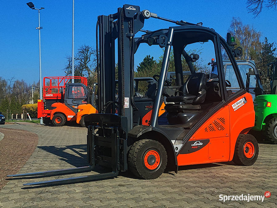 Wózek widłowy gazowy Linde H20T02600 2 tony Kęty