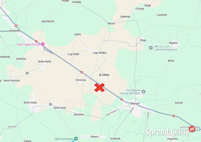 Działka Budy Mszczonowskie 2400m2 Zdany