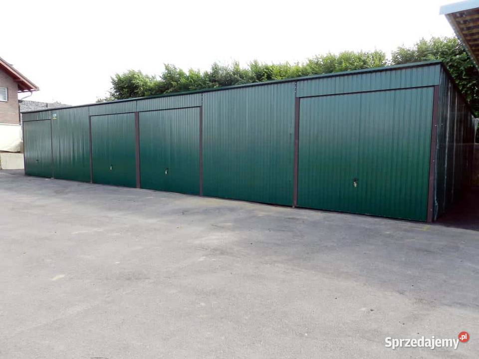 Blaszana montowana hala 188 m zielona Kraków