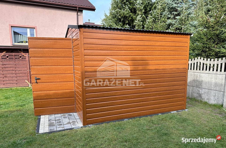 SCHOWEK DOMEK OGRODOWY 3x3 m DWUSPADOWY DRZWI Łapanów sprzedam