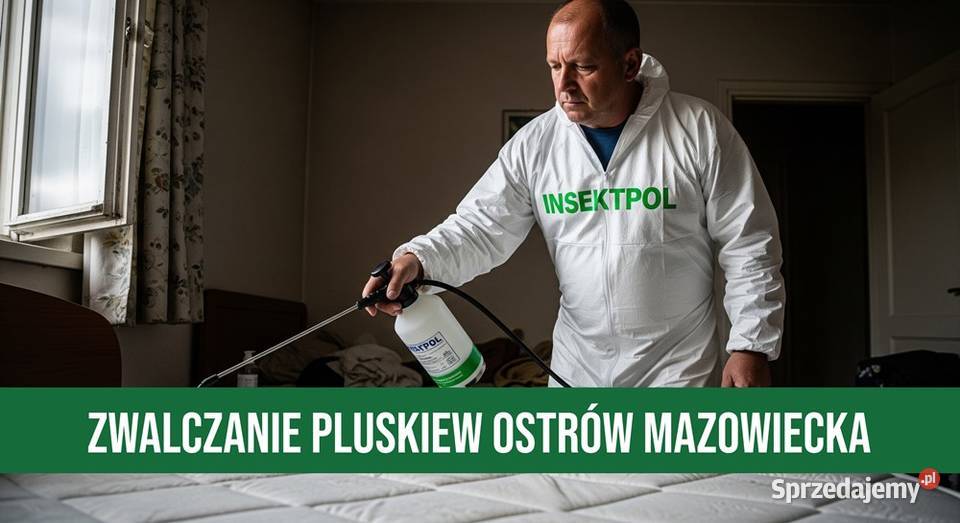 Zwalczanie Pluskiew Ostrów Mazowiecka mazowieckie