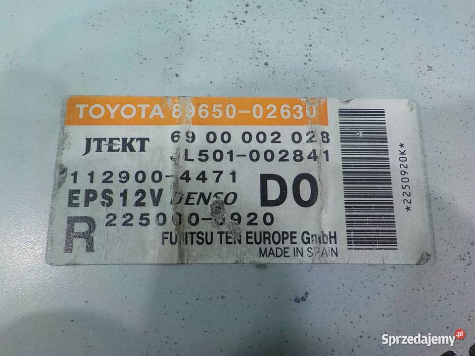 AURIS I LIFT 18 VVTI AUT 11r HB 5D modul osobowe Wyposażenie elektryczne Suków