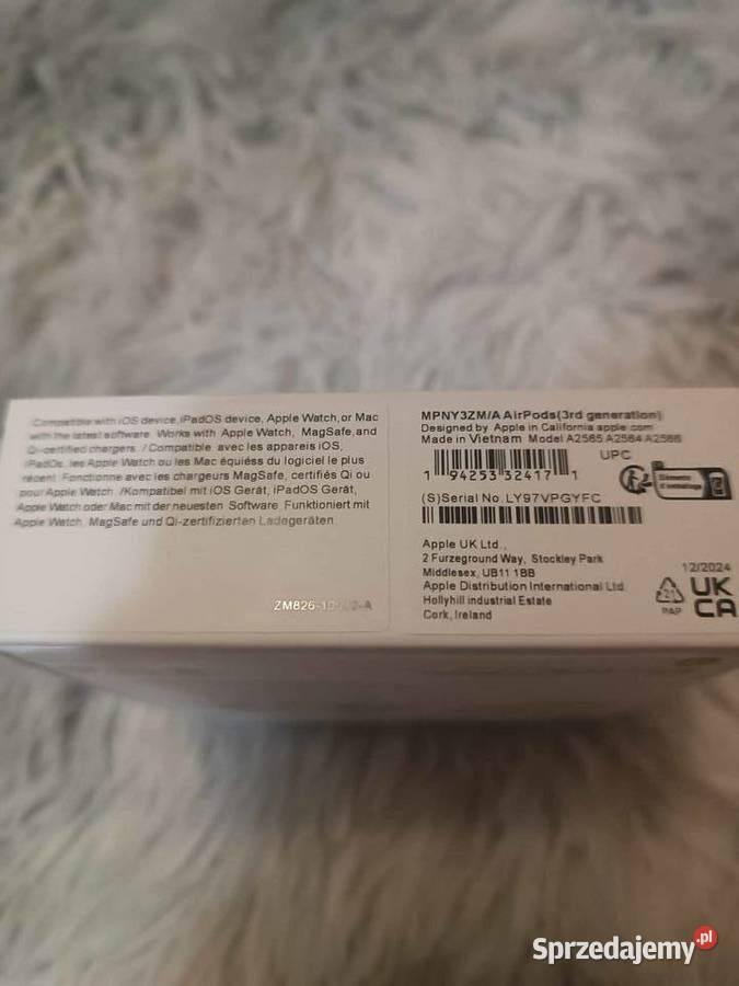 Apple AirPods 3 with MagSafe Charging Case Międzyrzec Podlaski sprzedam