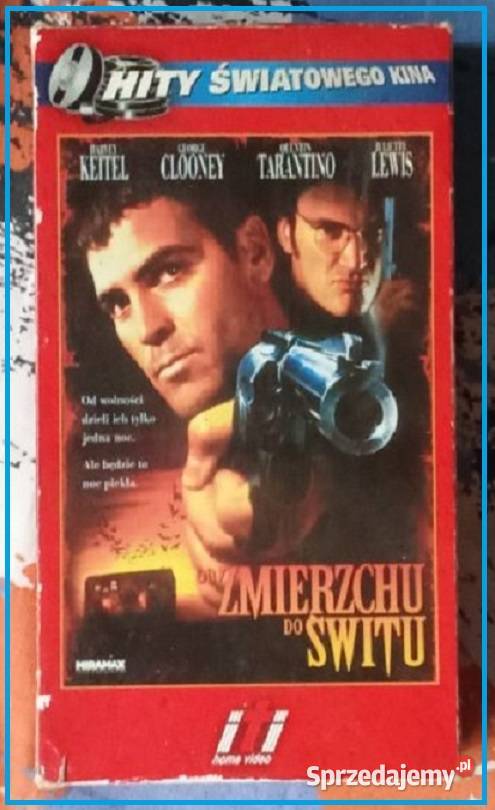 Kaseta VHS zmierzchu do świtu 1996 Rodriguez Łódź
