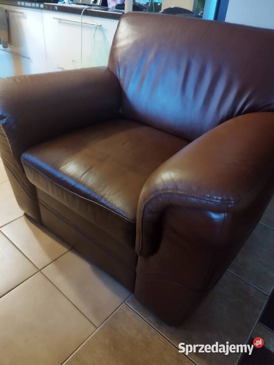 Komplet wypoczynkowy skórzany używany świętokrzyskie Opatów