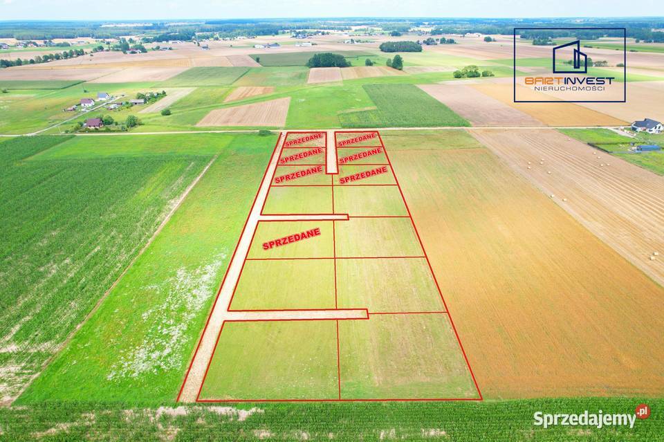 Działki budowlane z MPZP w świetnej lokalizacji mazowieckie Zatory