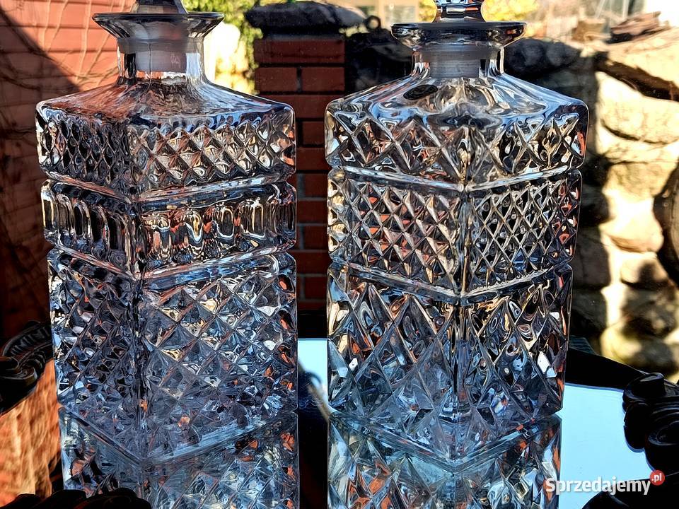 Karafki kryształowe do whisky koniaku brandy Klenica
