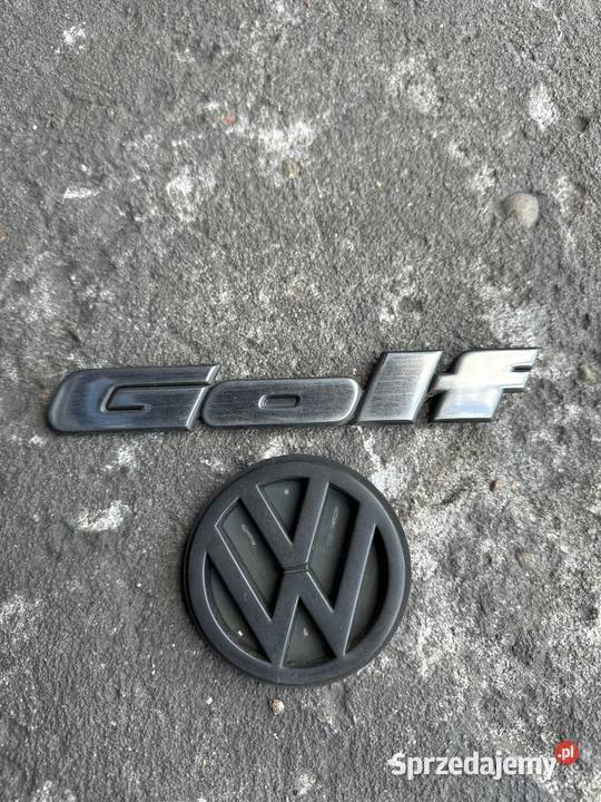 Emblemat czarny golf 3 gti