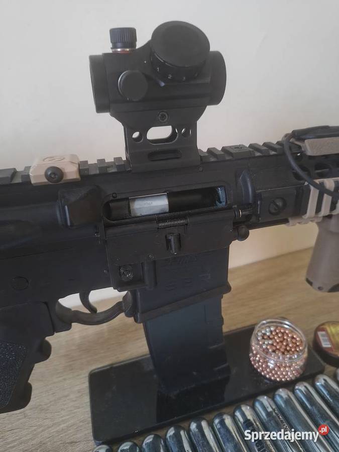 Karabinek AR15 na CO2 kulki BB 45 mm Gdańsk