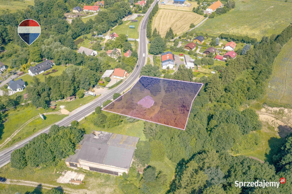 Na sprzedaż 3921 m DK8 z mediami Sprzedaż Jeleniów
