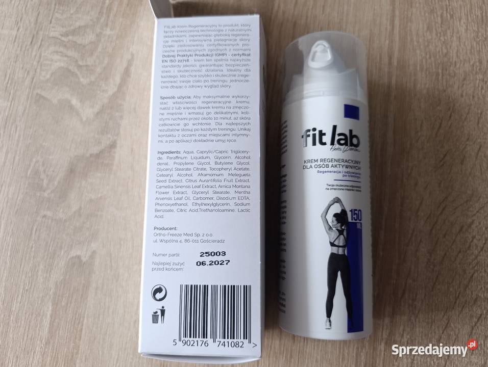 FitLab Krem Regeneracyjny Osób Aktywnych Kwidzyn