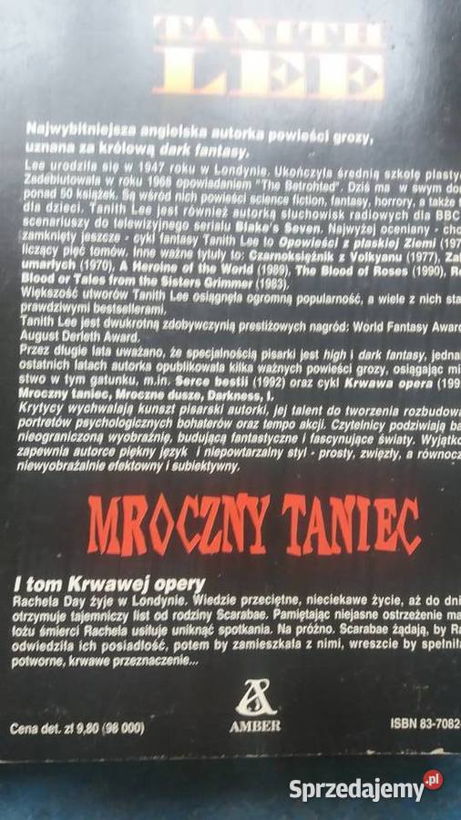 Mroczny taniec lee kryminały książki unikaty Warszawa sprzedam