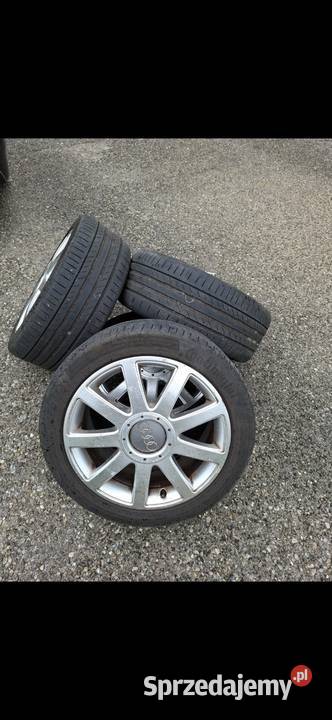 Alufelgi SLine Audi A4 B6 B7 A6 5x112 17 Czarne Błoto