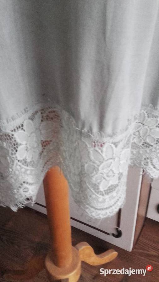 WŁOSKA TUNIKA Z WISKOZY Z KORONKĄ r 48 Piła
