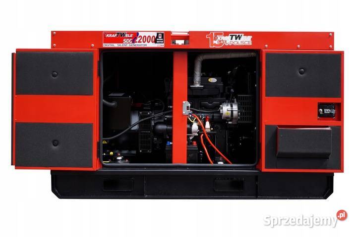 AGREGAT GENERATOR PRĄDOTWÓRCZY WYCISZONY 22kVA dolnośląskie Ząbkowice Śląskie