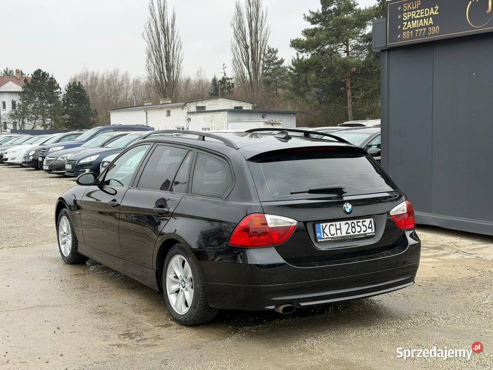 Bmw e91 318D 20 Diesel 2006r Klima Nawigacja PDC czarny