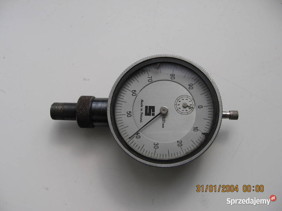 Stary czujnik zegarowy warsztat garaż PRL Przemyśl