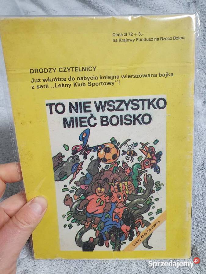 Leśny Klub Sportowy zestaw 4 komiksów bajek pomorskie Gdynia
