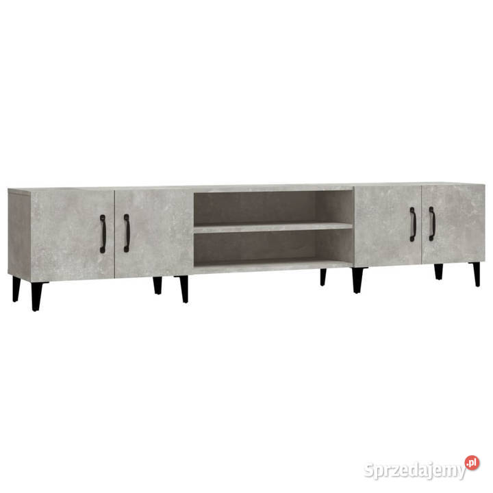 Szafka pod TV szarość betonu 180x315x40 WM816268 Warszawa