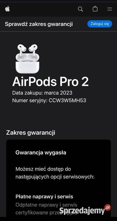 Airpods 2 pro nowe Kolno