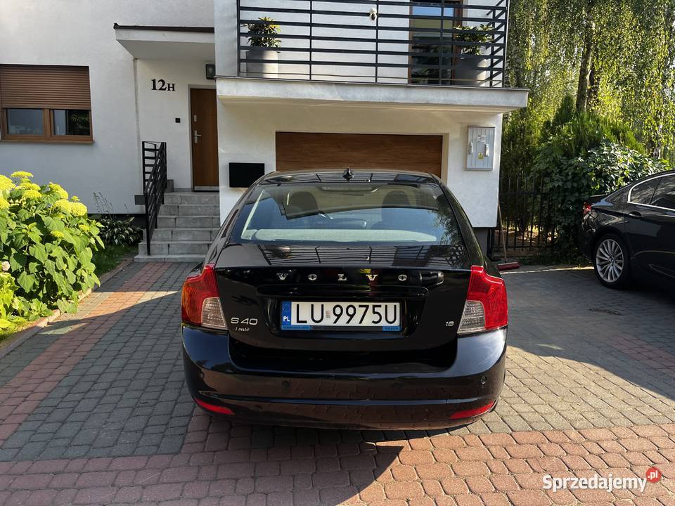 Volvo S40 18 Benzyna 125 2008 110 783 czarny lubelskie Lublin sprzedam