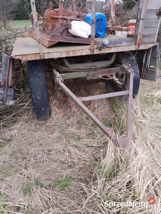 Przyczepa rolnicza uszkodzony lubelskie Szastarka