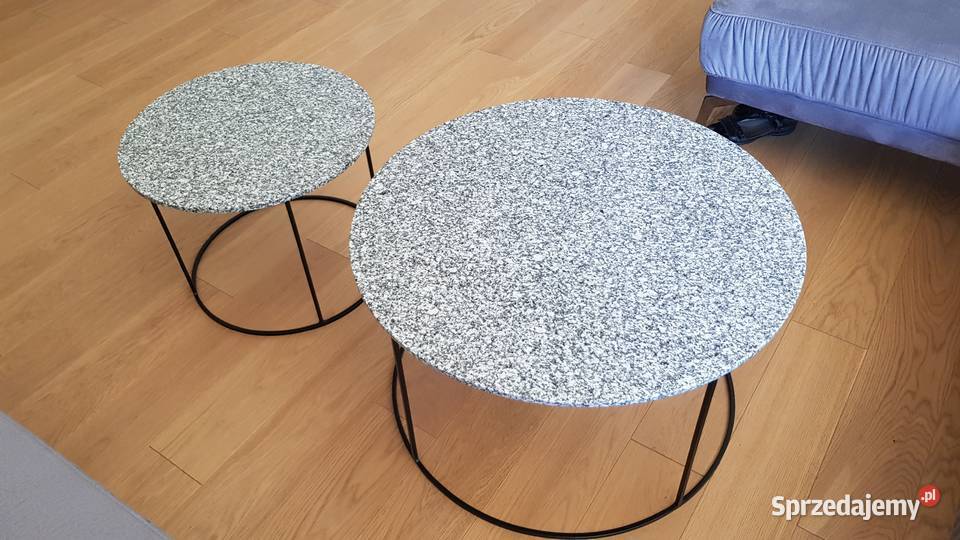 Stolik kawowy z blatem granitowym Pabianice