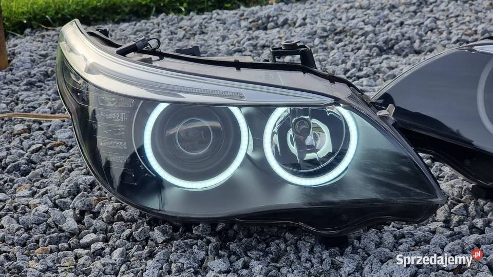 Reflektory lampy HELLA BMW E60 E61 LIFT Bi Led osobowe Lampy przednie Kielcza