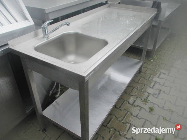Zlew Gastronomiczny 1 komorowy z półką 1506085 Biznes i Przemysł