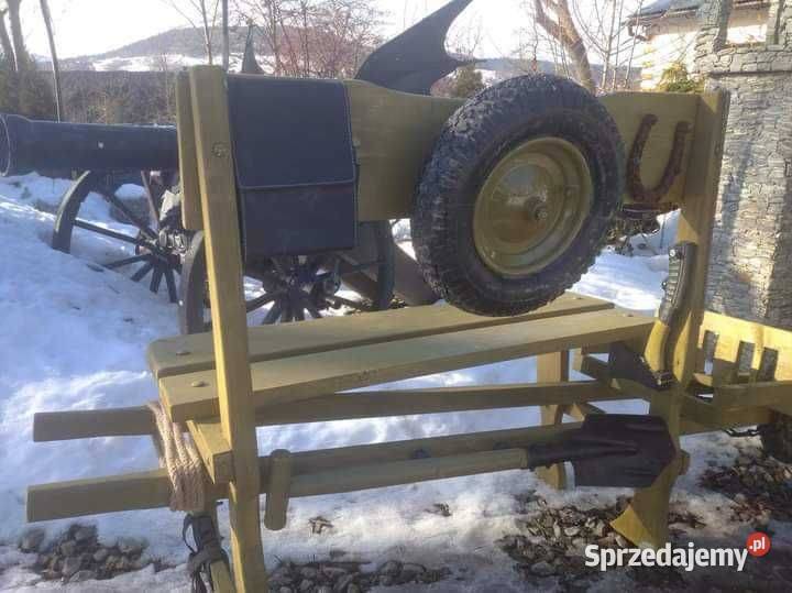 Ławka kolekcjonerska wojskowa militarna faceta