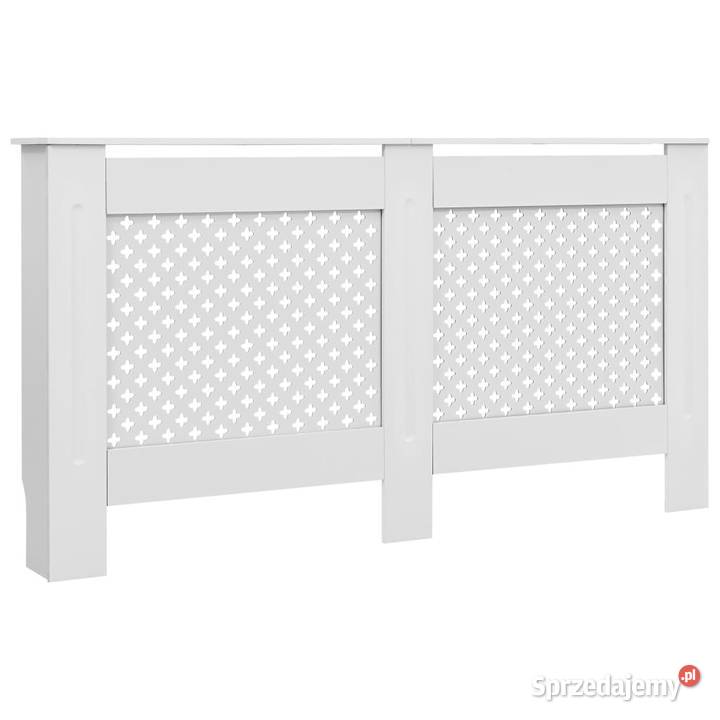 Osłony na kaloryfer 2 białe 152x19x815 MDF Warszawa