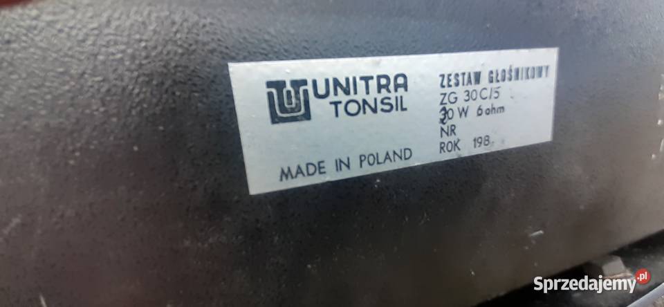 Unitra ZG 30C5głośniki samochodowesprawne Tuszkowo