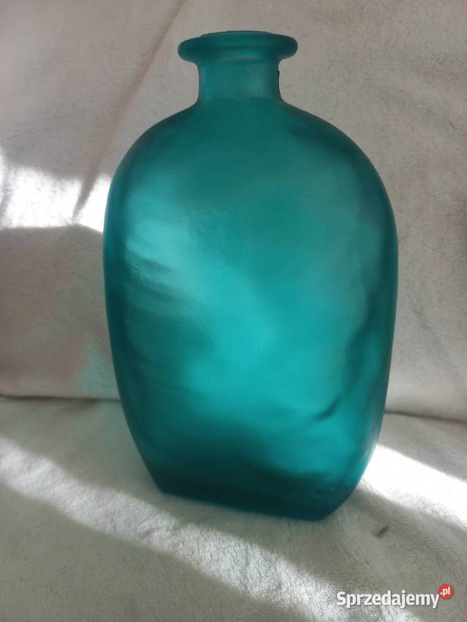 Wazon artystyczny turkusowy